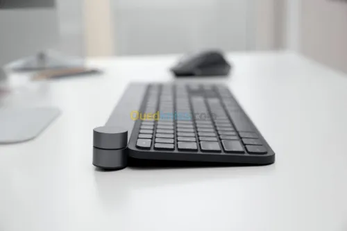 LOGITECH CRAFT Clavier Sans Fil 2,4 GHz/Bluetooth Molette de Contrôle, Rétroéclairées, Rechargeable,