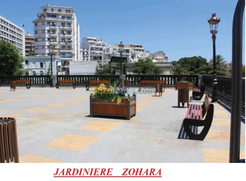 Fabrication  de  mobiliers urbains et éclairage LED 