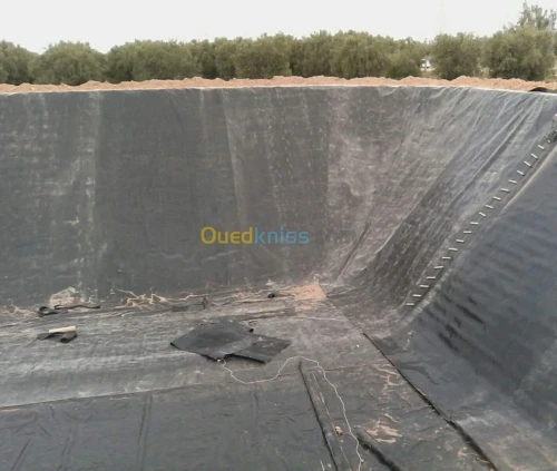 Fourniture et pose de GEOMEMBRANE