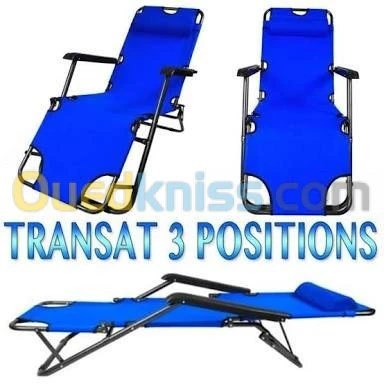 table et chaises transat