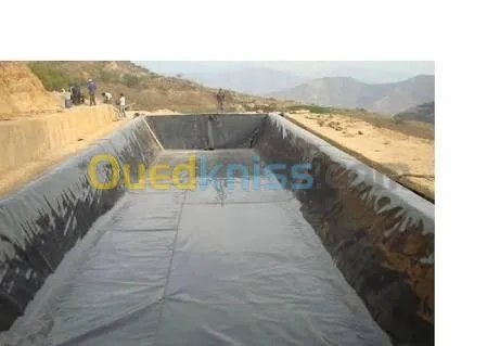 Géotextile et Géomembrane