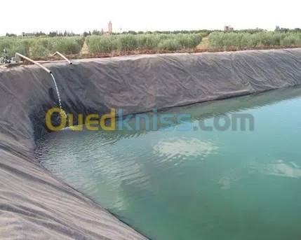 Géotextile et Géomembrane