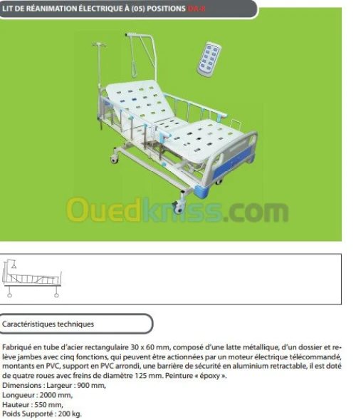 lit médical tout type gro et détail promo