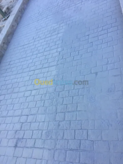 Béton imprimé 