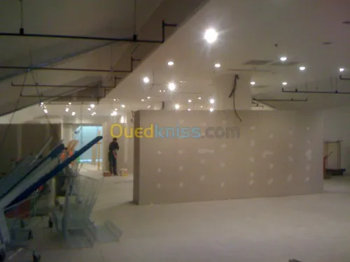  placo plâtre mdf Parquet 