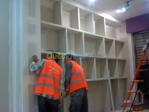  placo plâtre mdf Parquet 