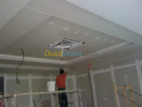  placo plâtre mdf Parquet 