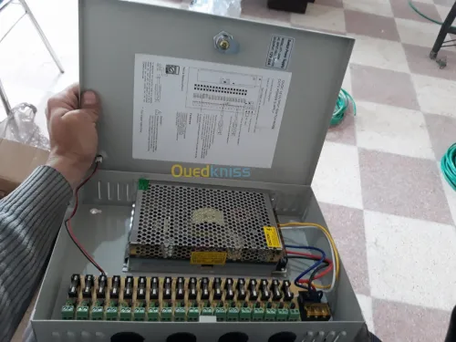 Installation  camera  surveillance  