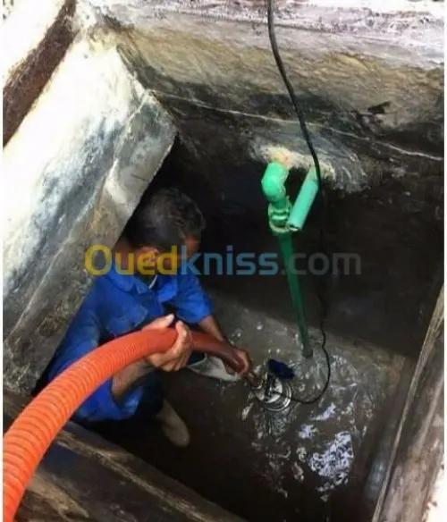 مؤسسة  تفريغ المياه القذرة وتسريح قنوات الصرف 24h sur24h 7j