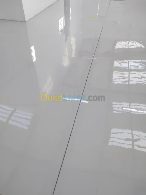 revêtement de sol. resine industriel 