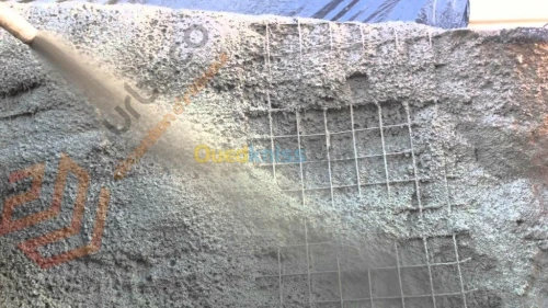 Mortier Ciment Projeté