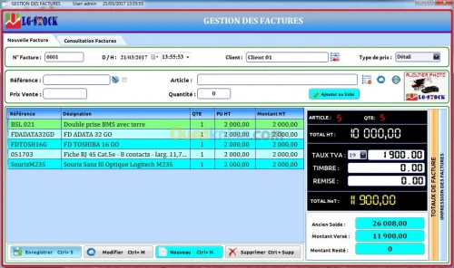 LOGICIEL LG-STOCK