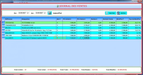 LOGICIEL LG-STOCK