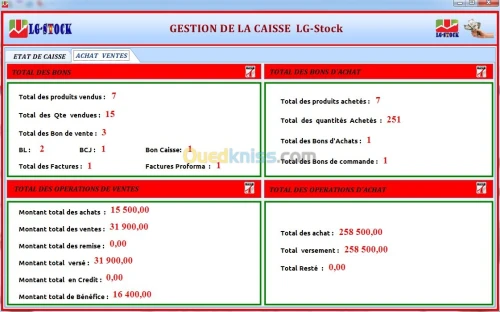 LOGICIEL LG-STOCK