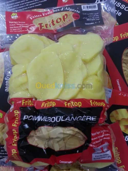 distribution frites fraîches