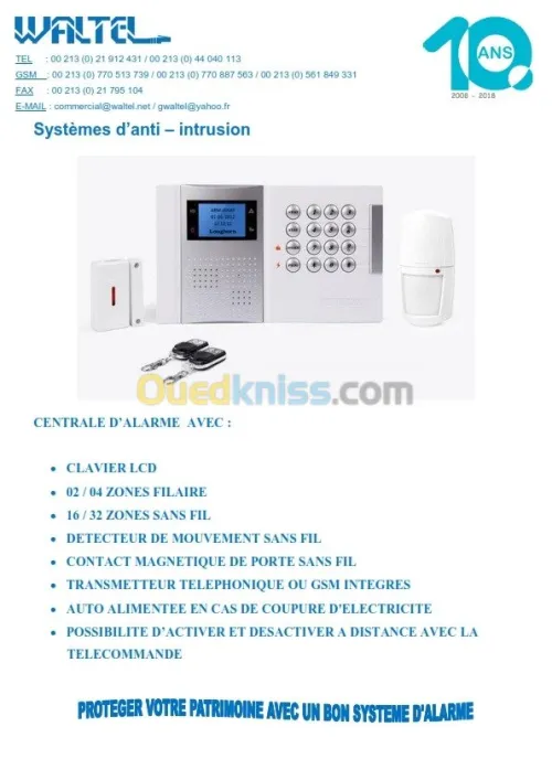 CONTROLE D’ACCES ET POINTAGE 