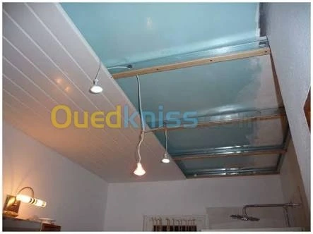 Placoplatre et PVC BA13 BA10