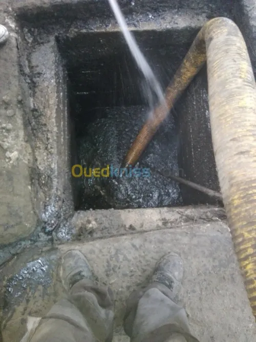 Débouchage vidange fossé septiques
