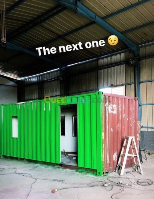 Aménagement de conteneur, fabrication de cabine Modulaire & base de vie.