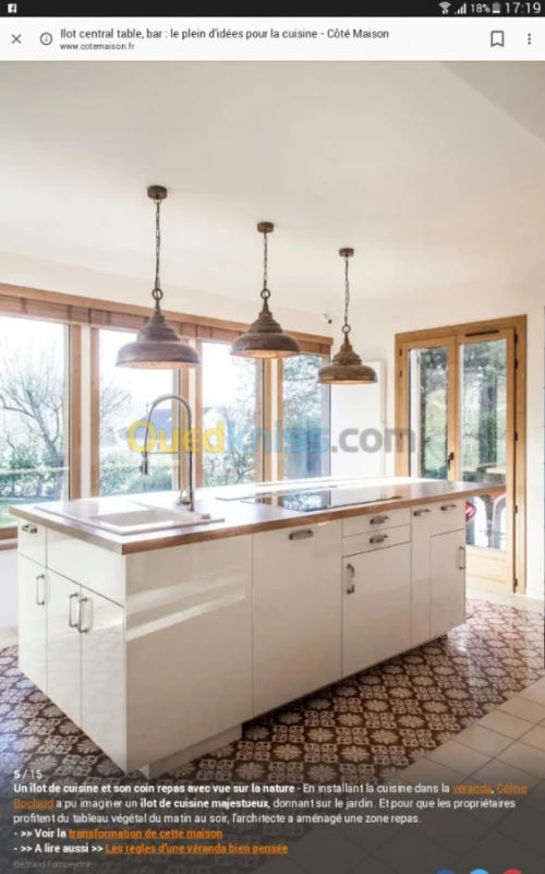 Aménagement  de cuisine