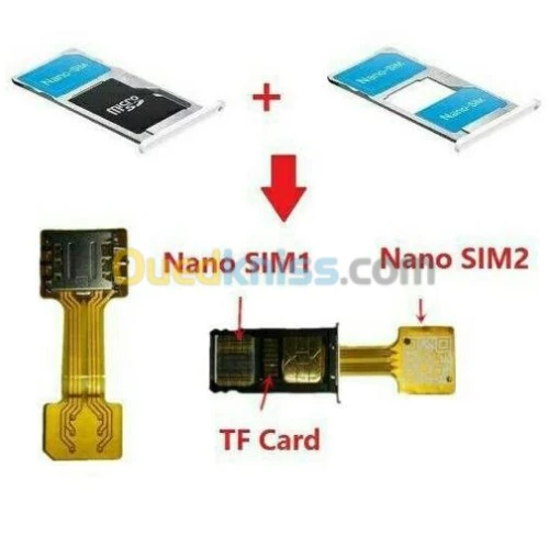Adaptateur de double puce Sim