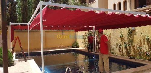 pergola pour piscine et jardin terrass