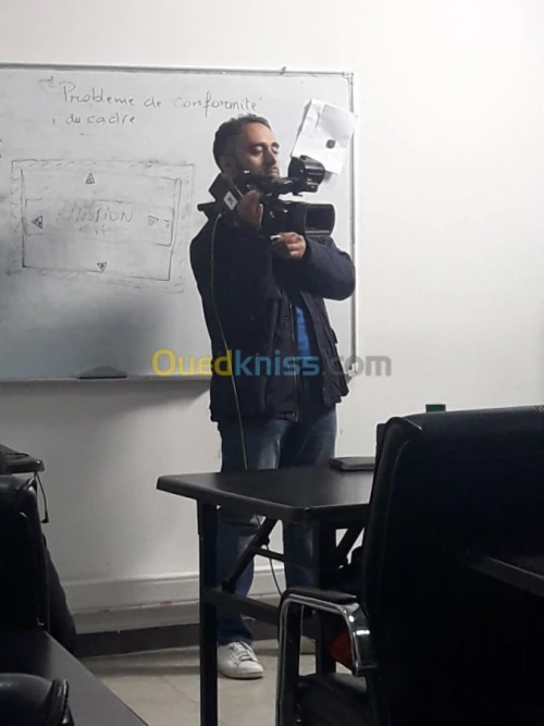 cameramen et photographe professionnel 