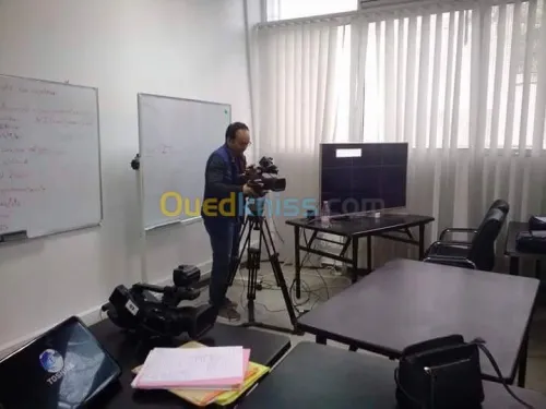 cameramen et photographe professionnel 