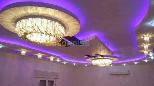 Décoration intérieure en placoplatre ba13