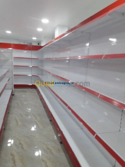 rayonnage  superette 
