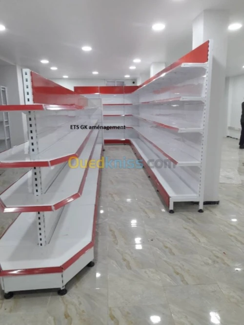 rayonnage  superette 