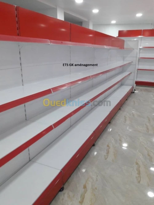 rayonnage  superette 