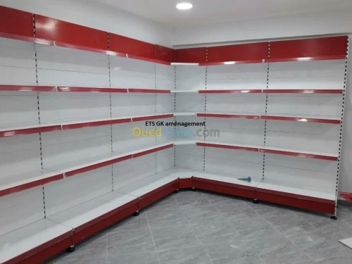 rayonnage  superette 