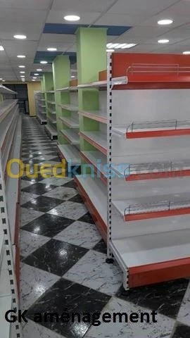 rayonnage  superette 