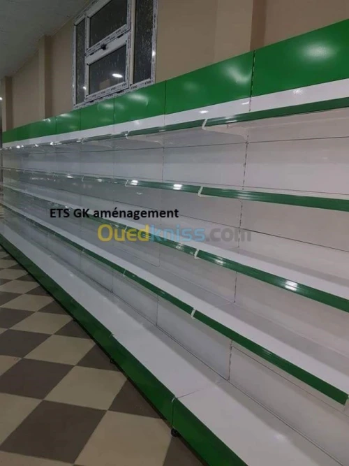 rayonnage  superette 