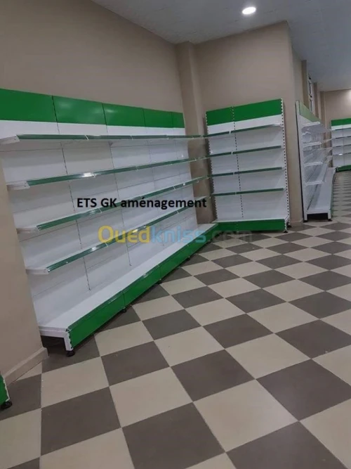 rayonnage  superette 