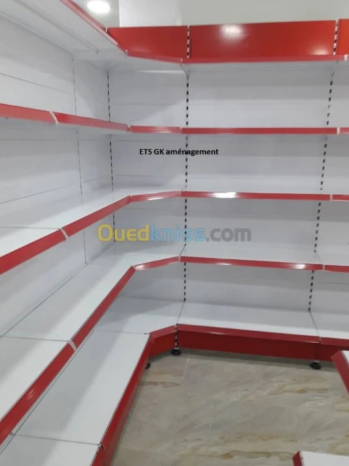 rayonnage  superette 