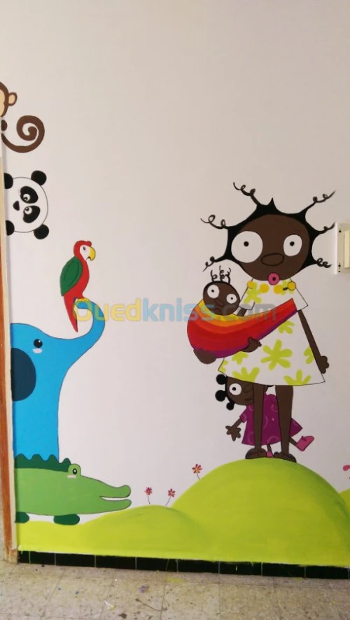 Dessin sur les murs 