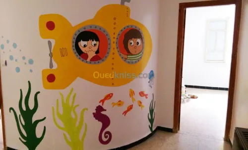 Dessin sur les murs 