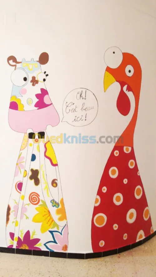 Dessin sur les murs 