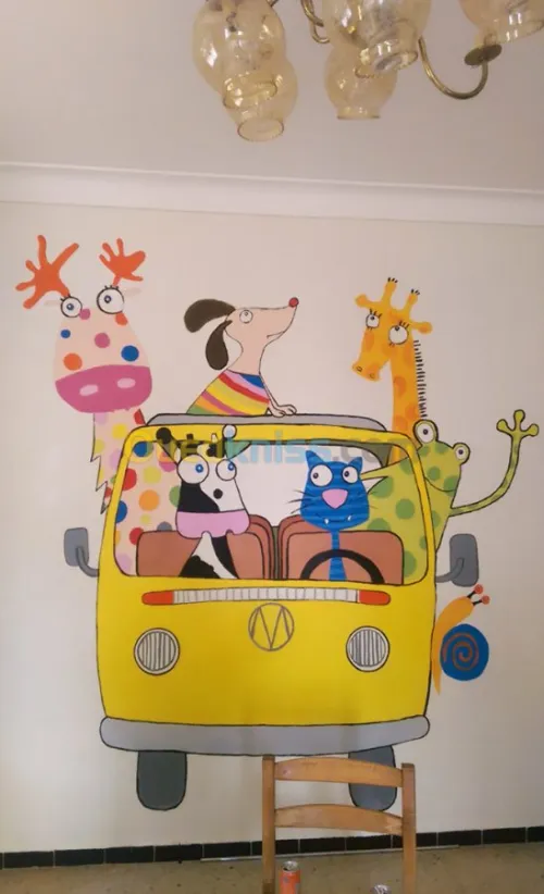 Dessin sur les murs 