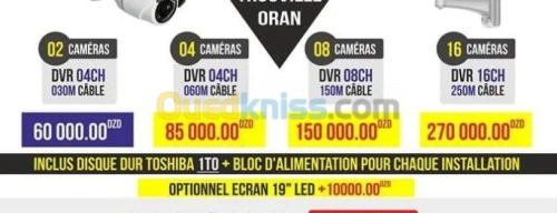 installation camera & alarm