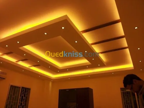 faux plafond pvc placoplatre peinture