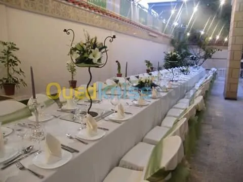 Traiteur et décoration des salle