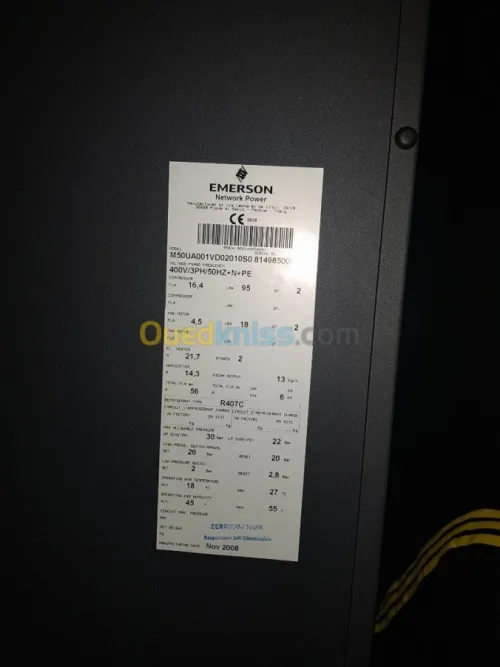 vente armoire de précisions emerson 