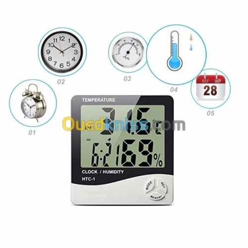 thermomètre hygromètre  HTC 1