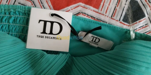 Robe bustier longue vert tiffany neuve