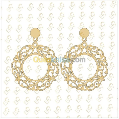 Dessin bijoux réalisable au lazer.