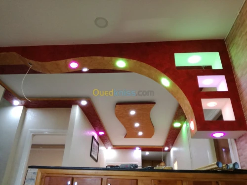 Placoplatre et PVC+Spoot