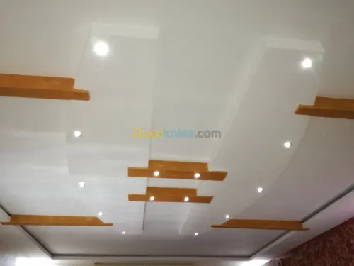 Placoplatre et PVC+Spoot